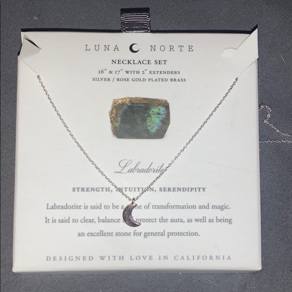 crescent necklace
